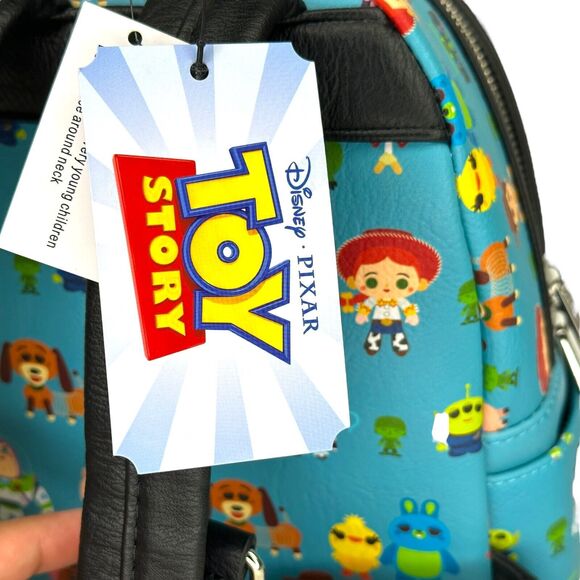 Loungefly Toy Story 4 Chibi Disney Buzz Allover-Print Mini Backpack Cosplay Bag - Picture 5 of 6